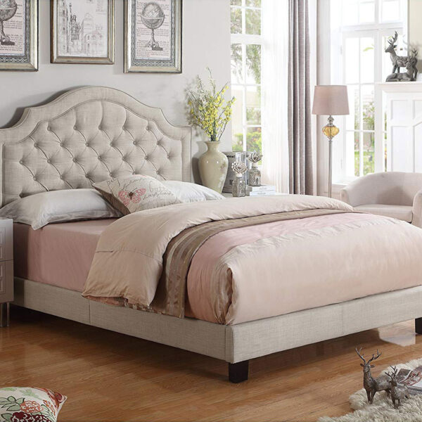 Rosevera Angelo Tufted Upholstered Panel/Platform Bed